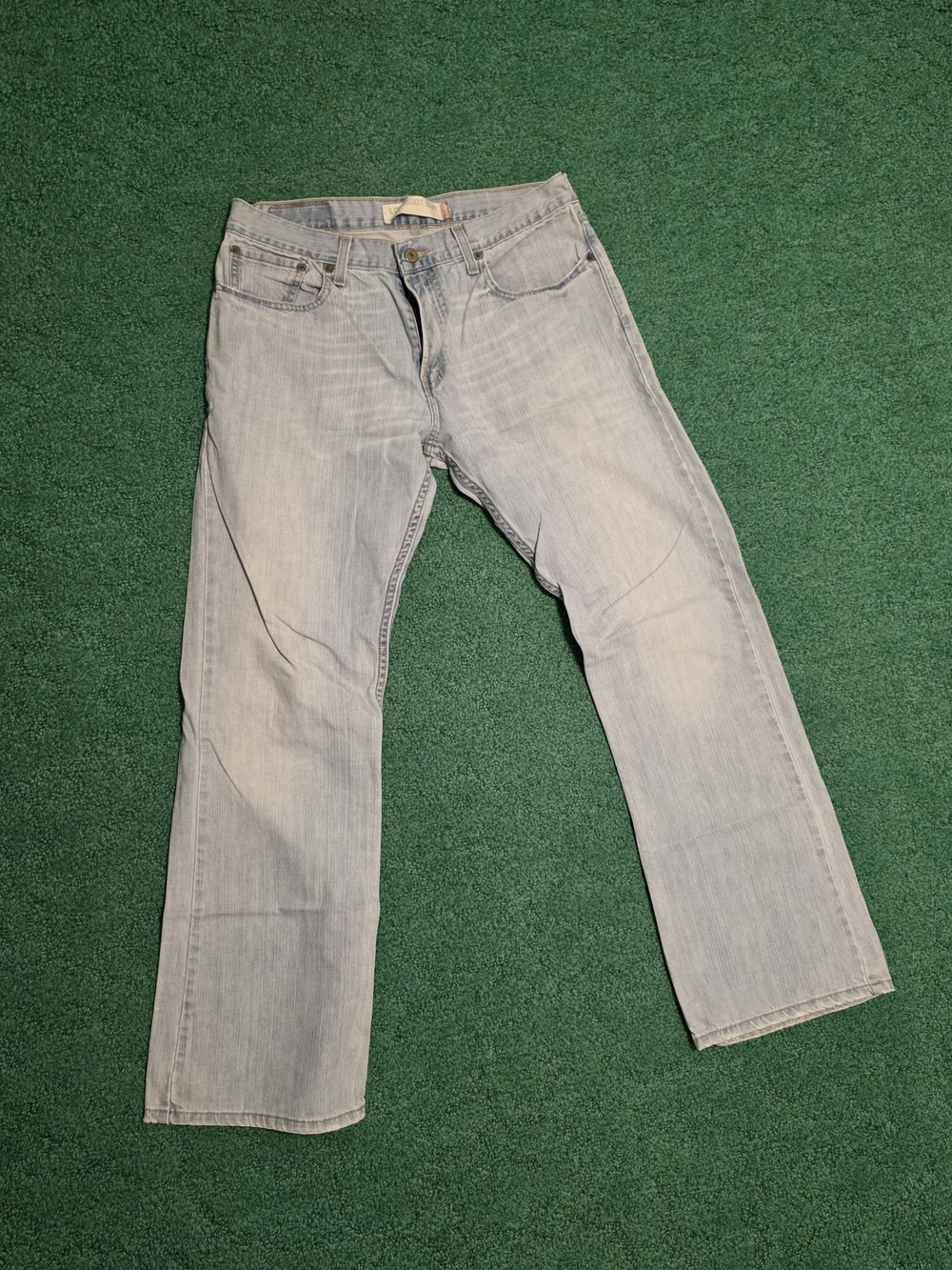 Levi's 527 Low Boot Cut Jeans - Light Wash Blue